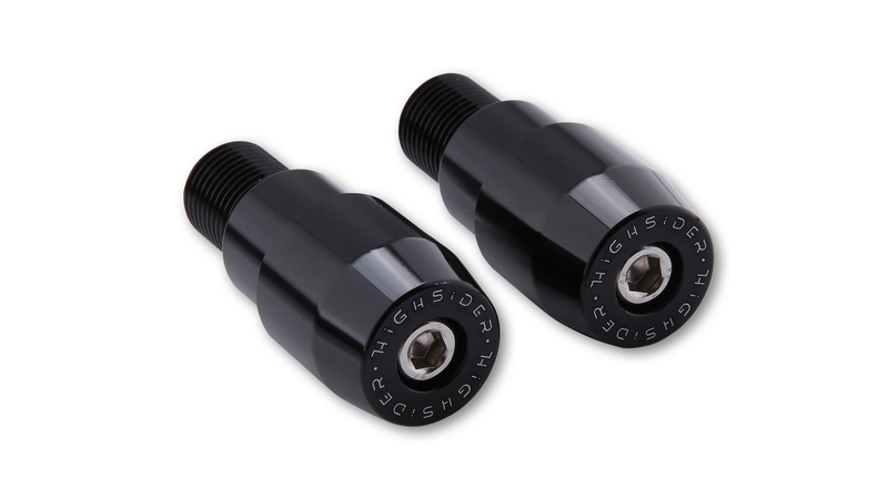 HIGHSIDER pro Poids pour guidon noir M16x1,5 Yamaha (paire)
