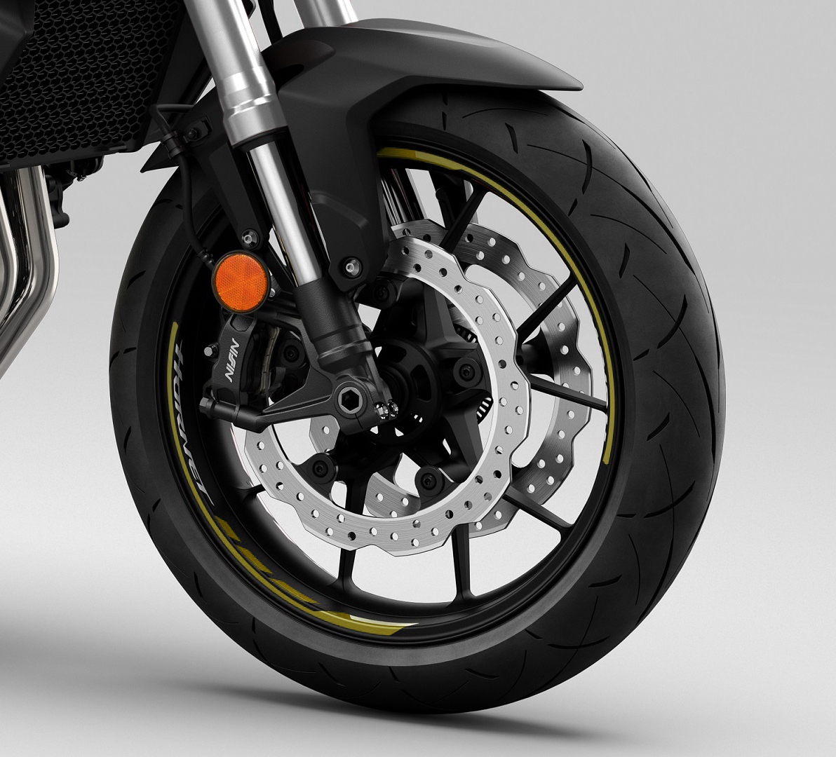 Décor de jante jaune pour Honda CB 750 Hornet (23-) Original