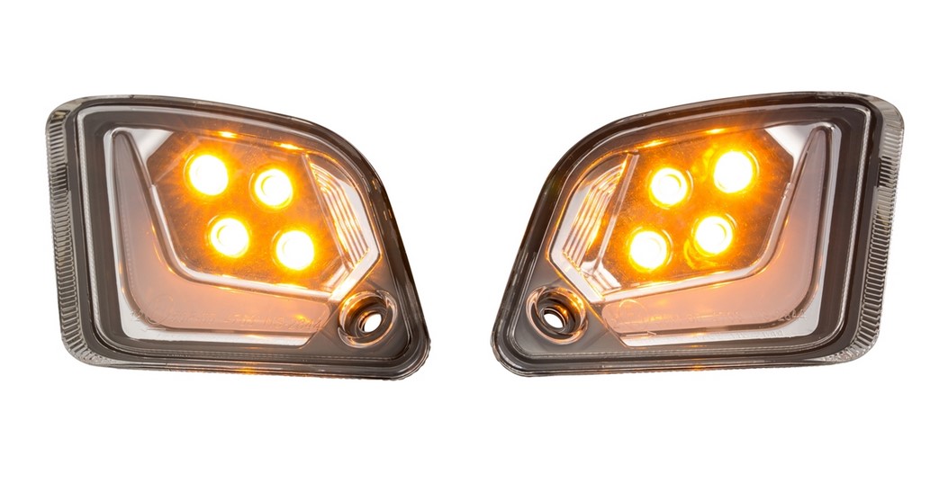 Kit clignotants arrière gauche/droite pour Vespa GTS/GTS Super/GTV/GT 60/GT/GT L ('03-'13), clair