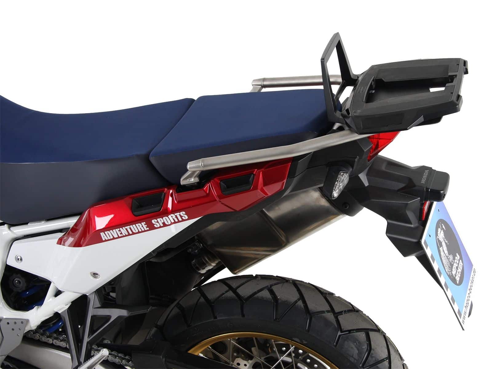 Support de top case Alurack noir pour Honda CRF 1000 Africa Twin Adventure Sports /DCT (18-19)
