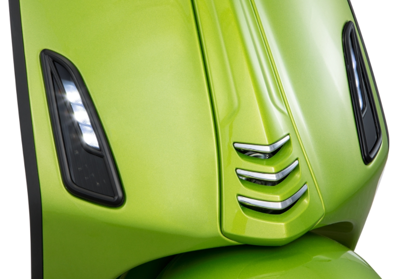 Grille de clignotants droite/gauche, avant pour Vespa Primavera/Sprint 50-150ccm 2T/4T AC, noir mat