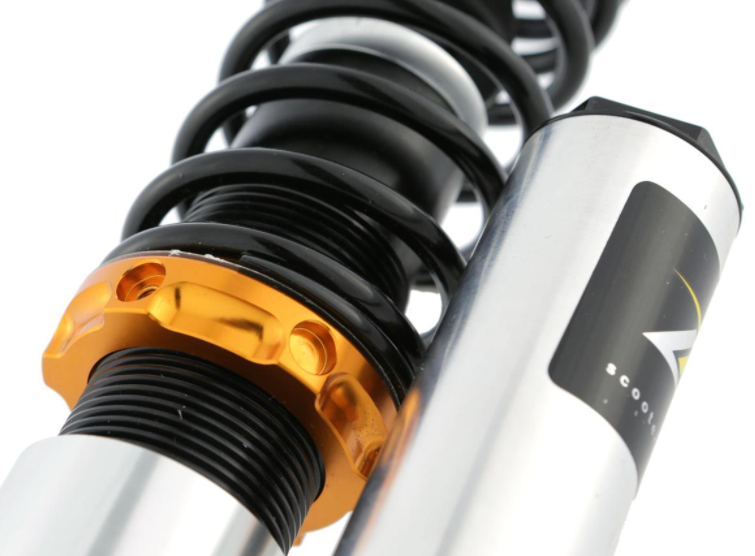 Amortisseur avant pour Vespa GTS/GTS Super/GTV/GT 60/GT/GT L, argent/orange