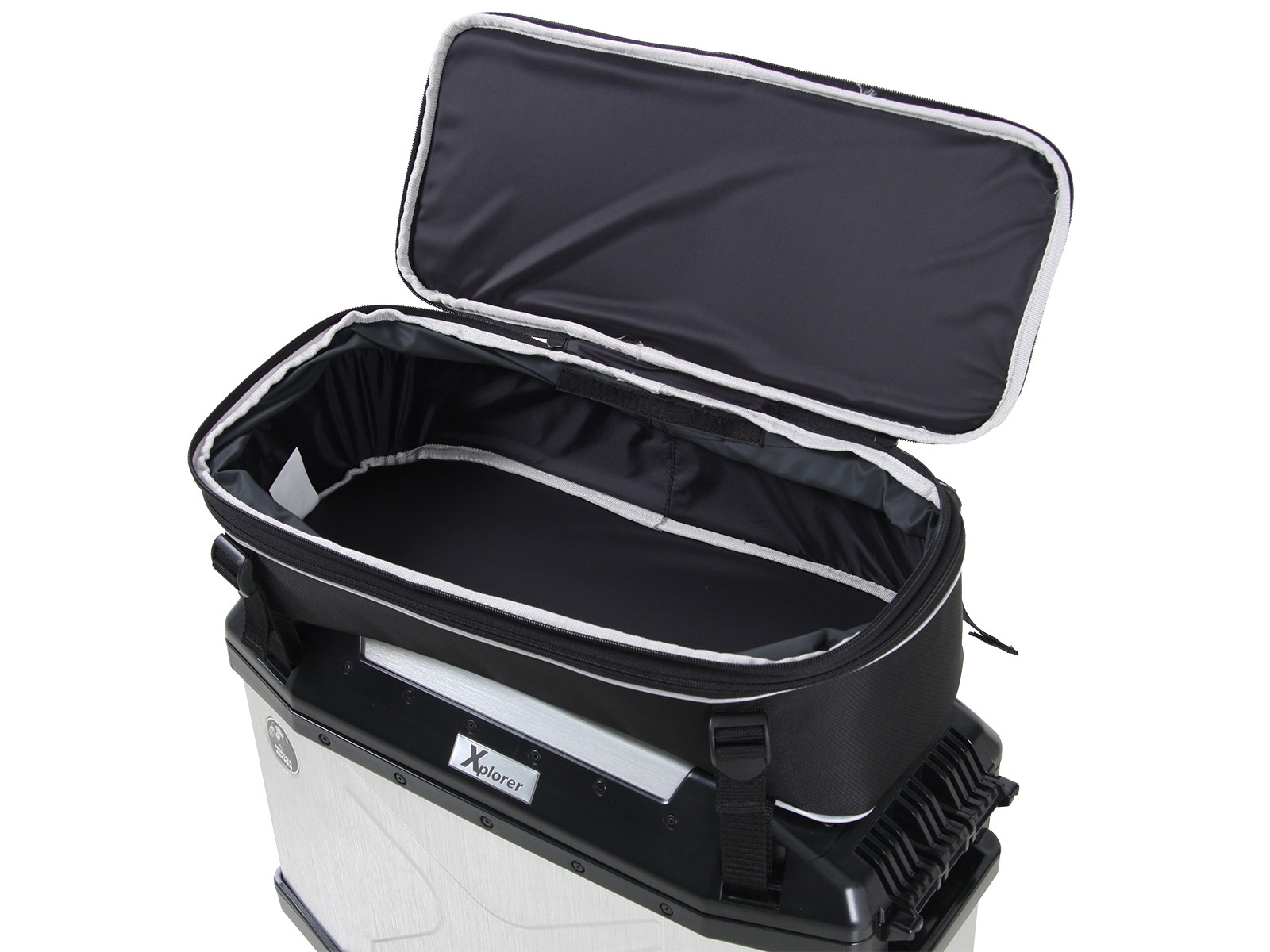 Sacoche supérieure pour valise latérale Xplorer 30 couvercle (9-15L) Hepco & Becker