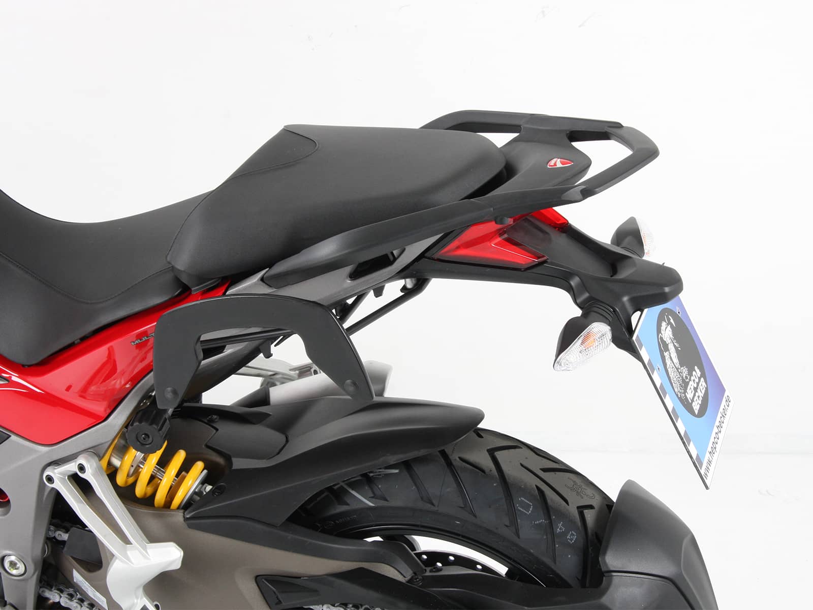 C-Bow zijdrager zwart voor Ducati Multistrada 1200 /S (15-17) Hepco & Becker