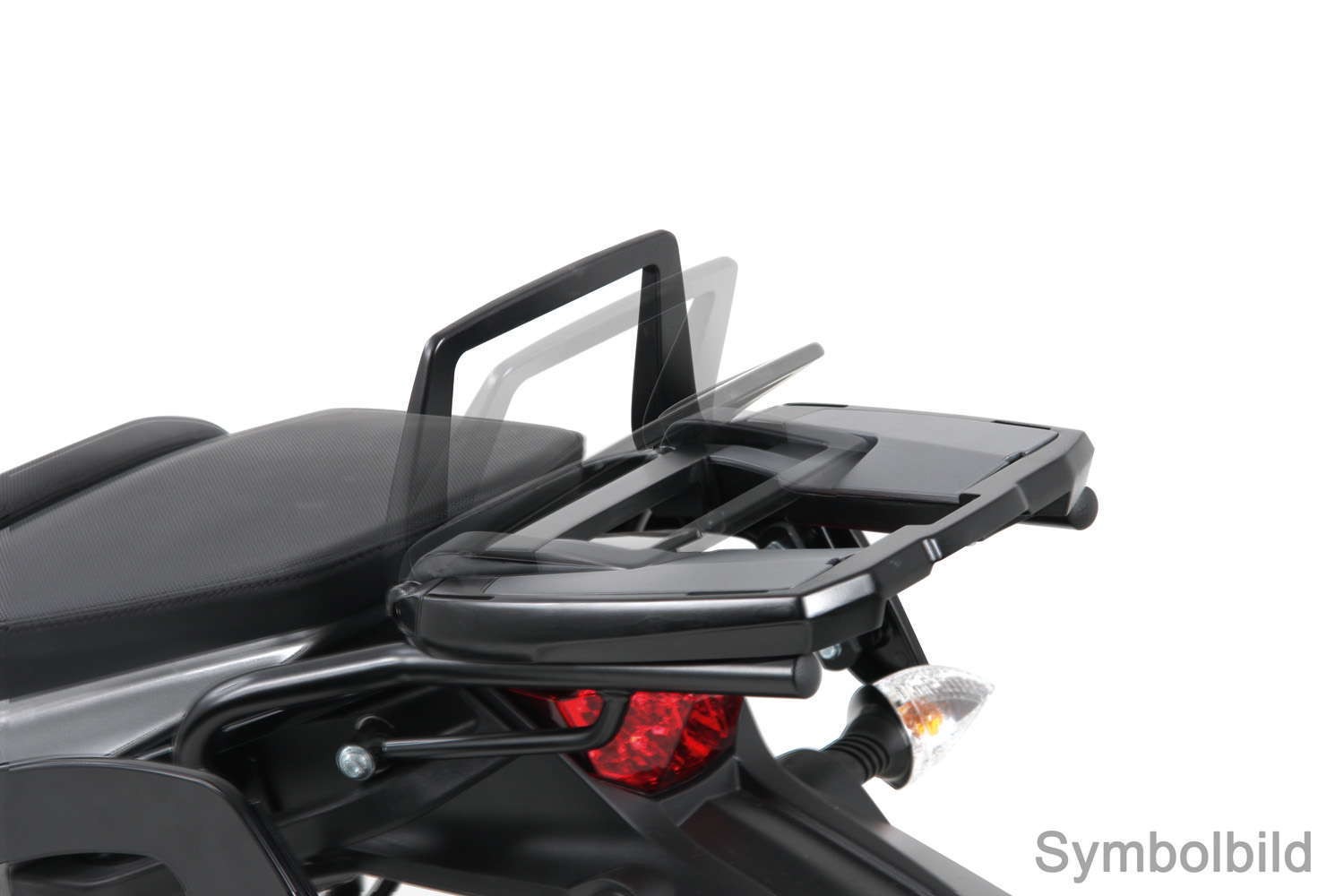 Support de top case Easyrack noir pour Aprilia Caponord 1200 (année 13-16) Hepco & Becker