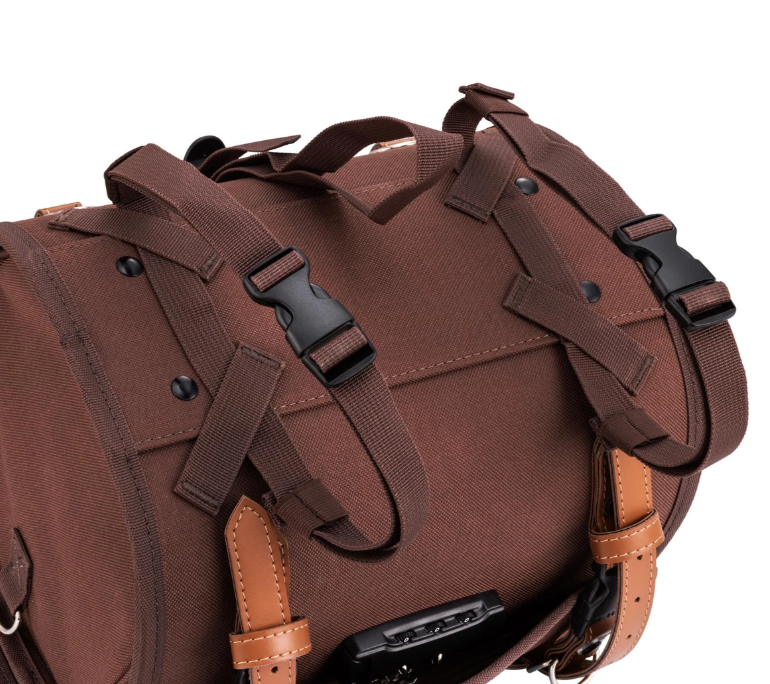 Sac "Classic" petit pour Vespa, nylon, tobacco marron