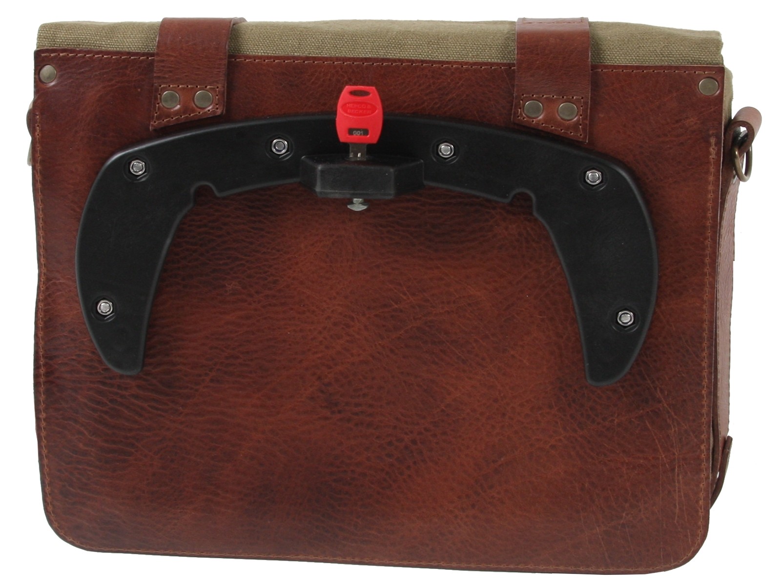 Set de sacoches de coursier LEGACY L/L vert pour porteur C-Bow Hepco & Becker