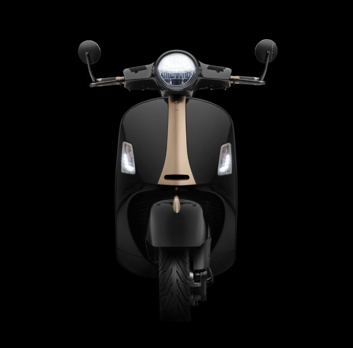 Rétroviseur d'extrémité de guidon RIZOMA "SPIRIT RS" pour Vespa GTS/GTS Super/GTV/GT, inscription bronze