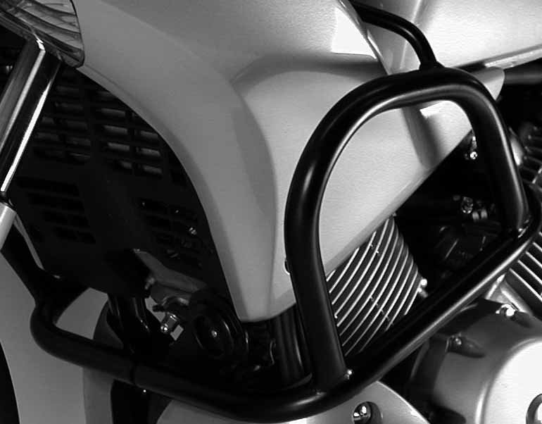 Arceau de protection moteur noir pour Honda XL 125 V Varadero (07-13) Hepco & Becker