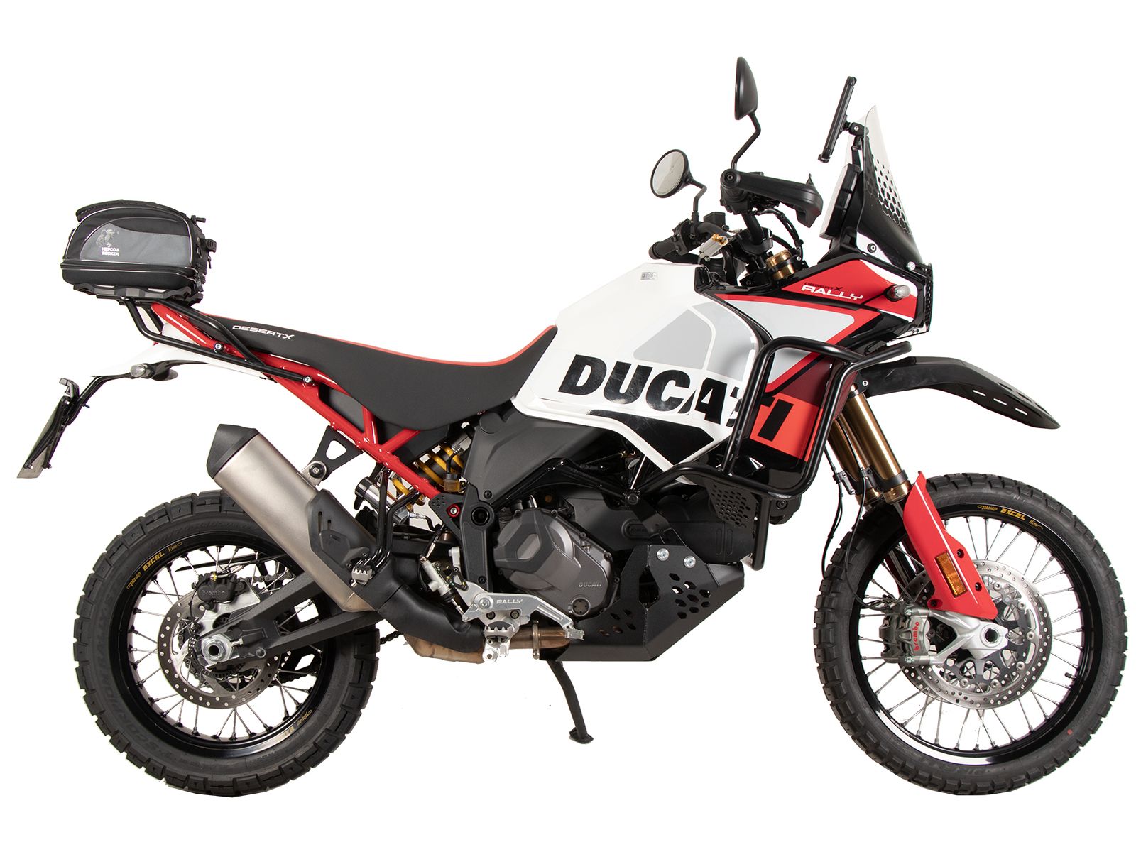 Porte-bagages arrière Smartrack noir pour Ducati DesertX Rally (24-) Hepco & Becker