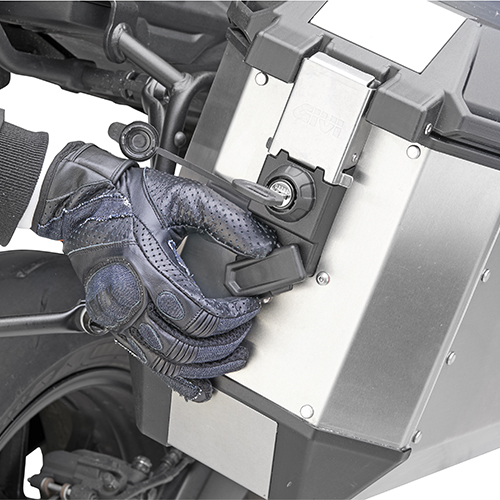 Trekker Alaska 36L Kit de valises MONOKEY argenté Givi