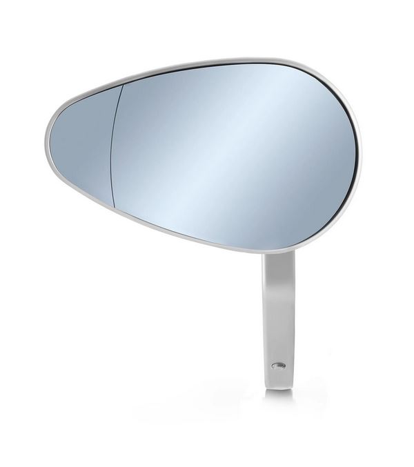 Rétroviseur d'extrémité de guidon RIZOMA "Reverse Radial" gauche ou droite pour Vespa, argent anodisé