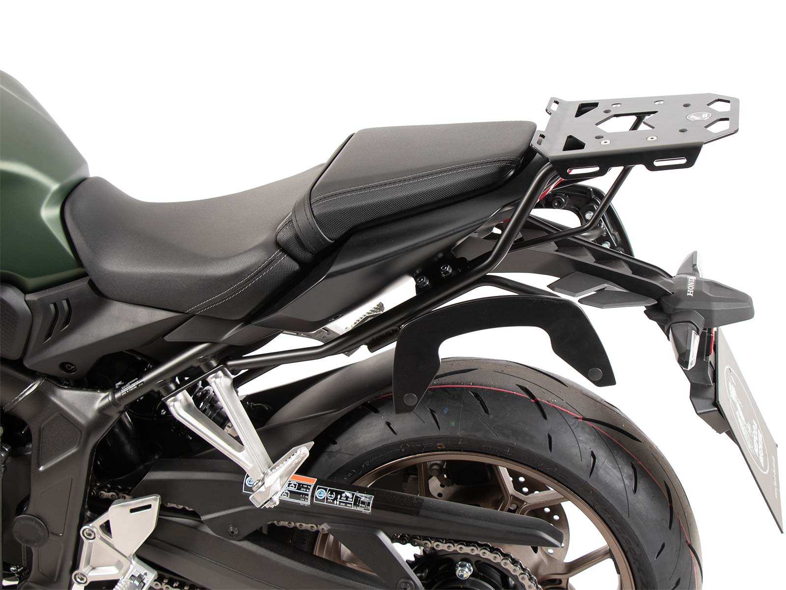Supports latéraux C-Bow noirs pour Honda CB 650 R / E-Clutch (24-) Hepco & Becker