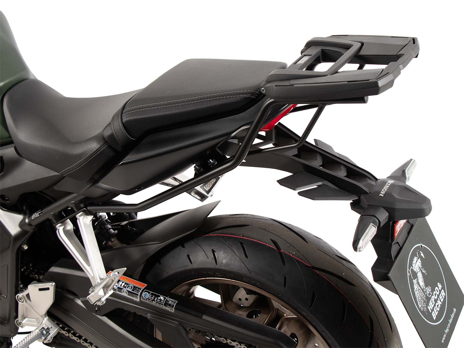 Support de top case Easyrack noir pour Honda CB 650 R / E-Clutch (24-) Hepco & Becker