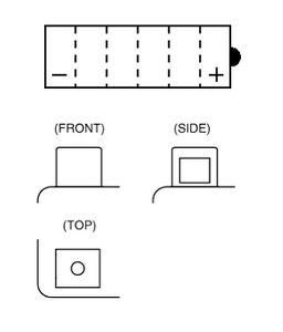 Batterie Yuasa YB10L-B2, 12 V, 11 A, standard, sans pack d'acide, 135x90x145