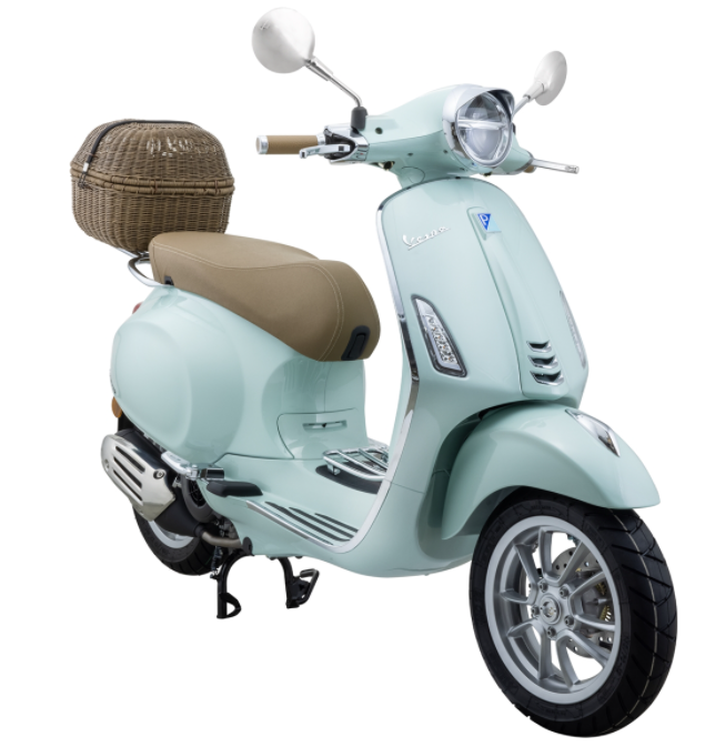 Anneau de lampe pour Vespa Primavera 50-125ccm 2T/4T, chrome