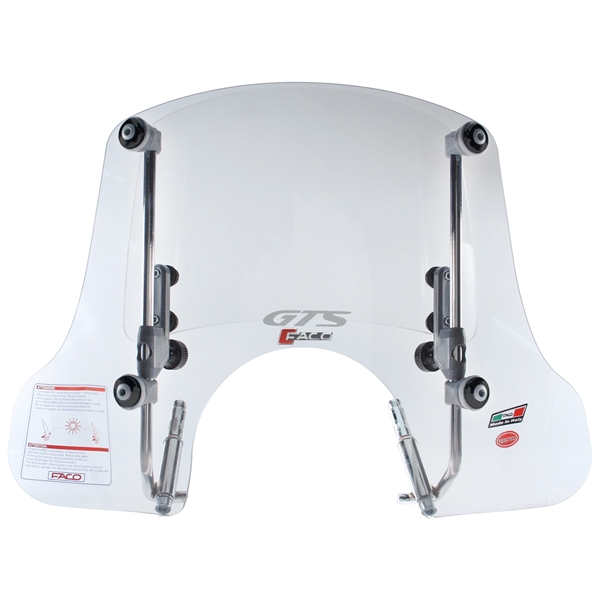 Pare-brise FACO "Twin-Screen" pour Vespa GTS/GTS Super/GT/GT L 125-300ccm (-22)