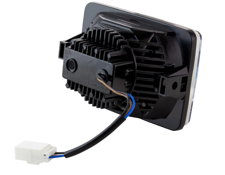 Phare ZELIONI LED trapézoïdal pour Vespa S 50-150ccm