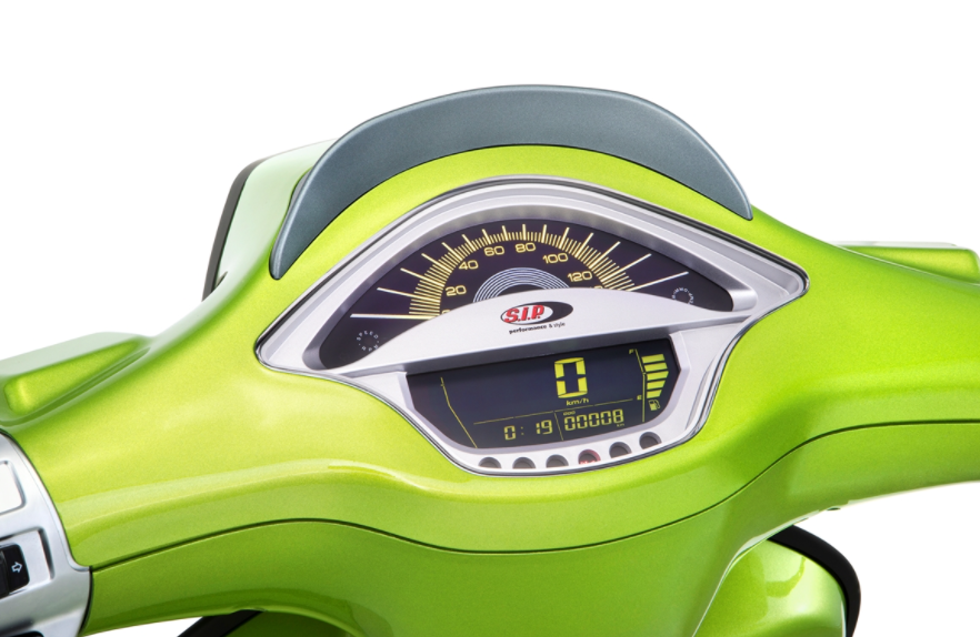 Compte-tours/tachymètre pour Vespa Primavera/Sprint 50-150ccm 2T/4T AC, argenté