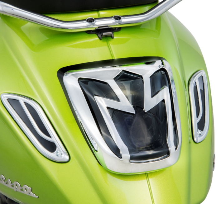 Grille de feux arrière pour Vespa Primavera/​Sprint 50-150ccm 2T/​4T AC, chrome