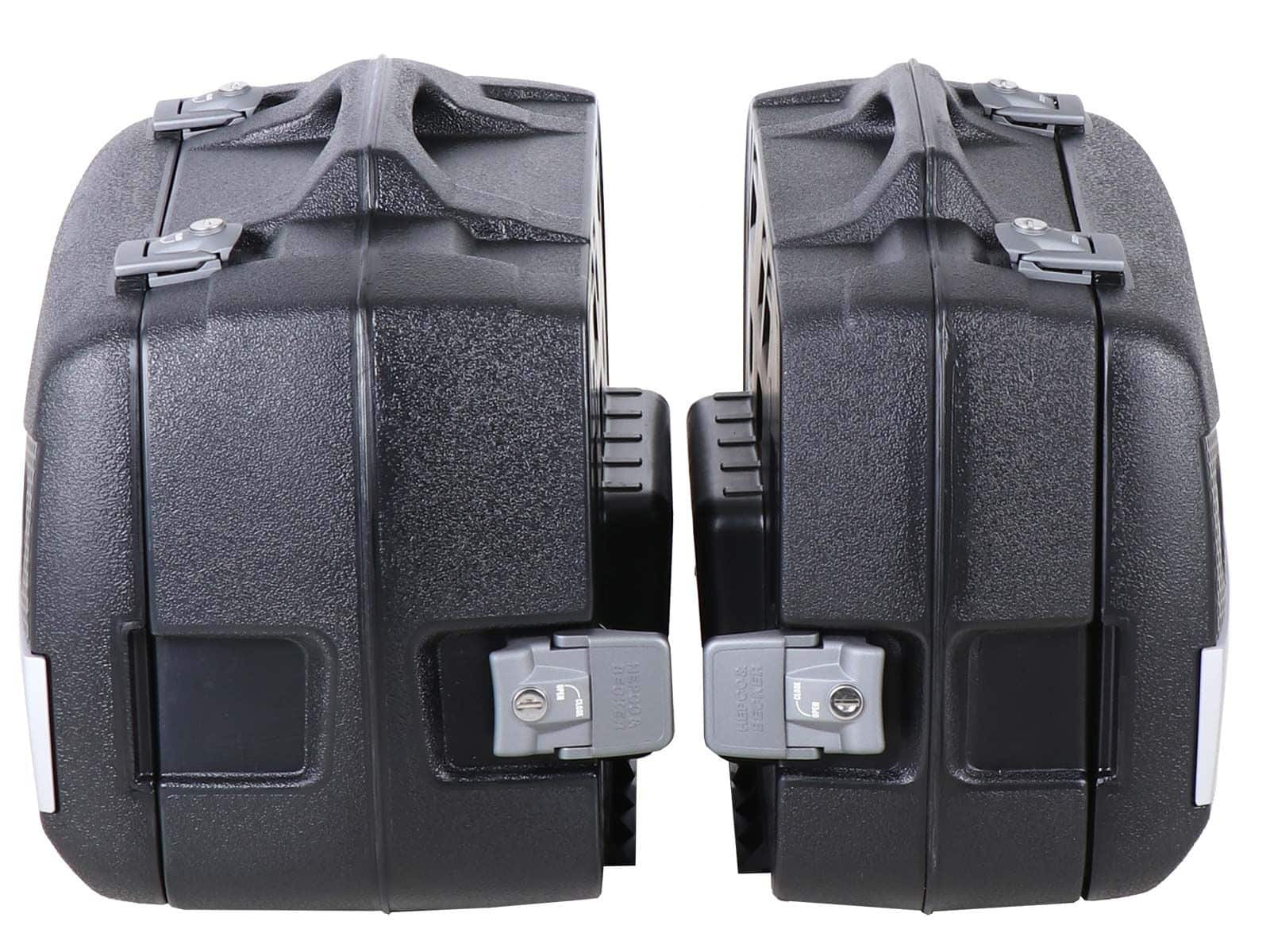 Kit de valises latérales Junior Flash Enduro 30 droite / 40 gauche Hepco & Becker