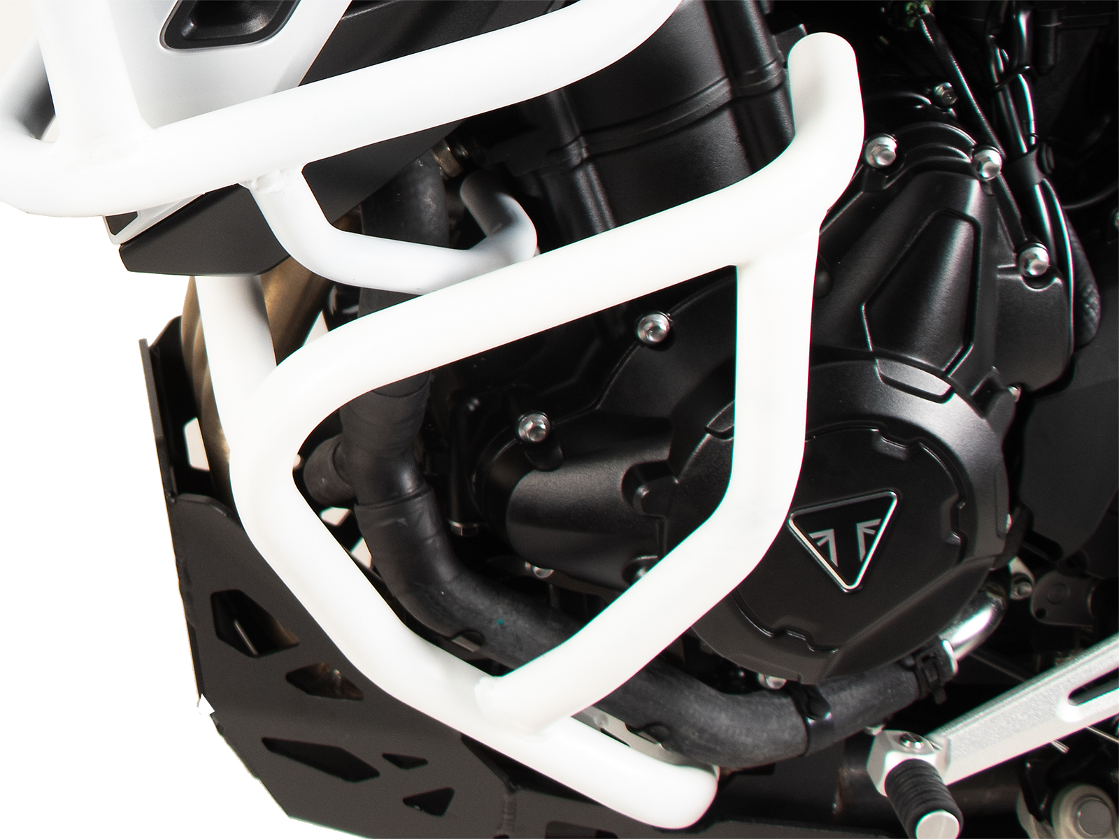 Arceau de protection moteur blanc pour Triumph Tiger 900 GT / Pro (24-) Hepco & Becker