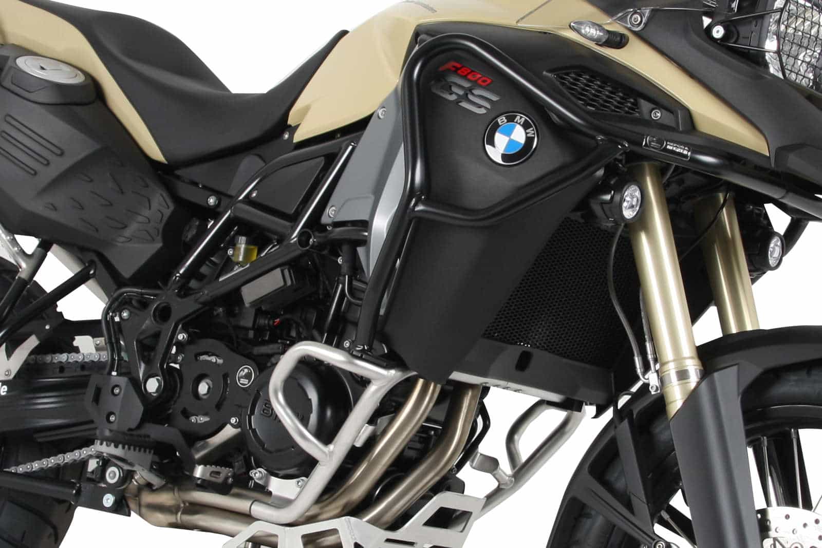 Arceau de protection du réservoir noir pour BMW F 800 GS Adventure Hepco & Becker