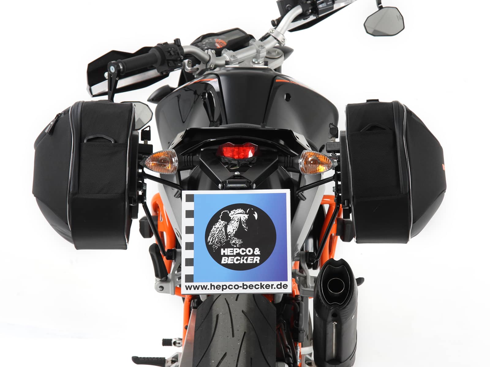 Kit de sacoches souples Street pour porte-vélos C-Bow noir Hepco & Becker