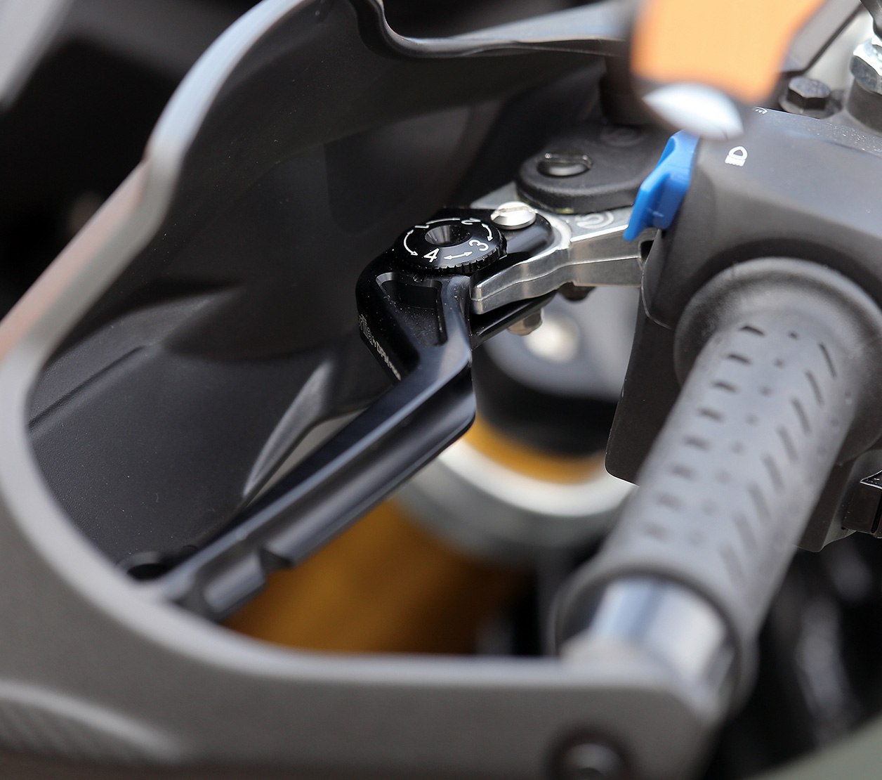 Aprilia Caponord levier d'embrayage racing fraisé - noir