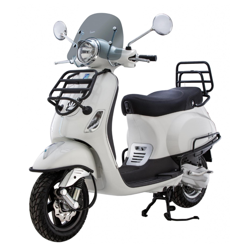 Arceau de protection latéral pour Vespa LX/LXV/S 50-150ccm, noir