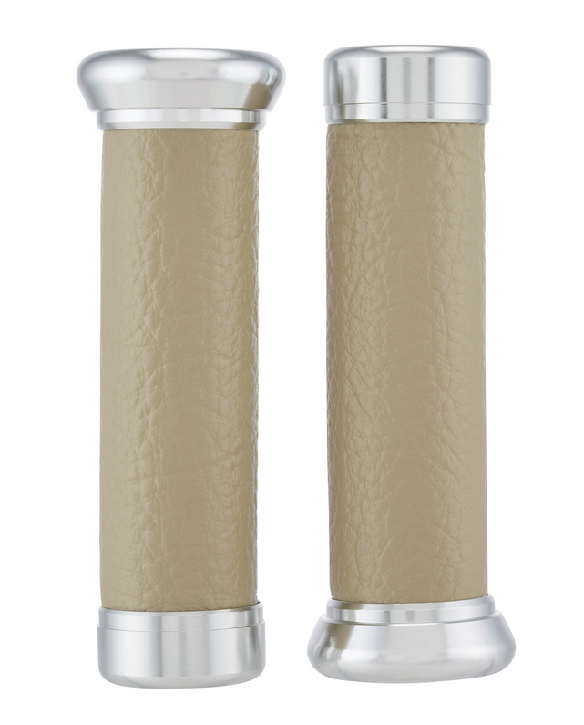 Poignées Retro Ø 24/24 mm, L 130 mm pour Vespa ET2/ET4/LX/LXV/S/Primavera/Sprint 50-150ccm, beige