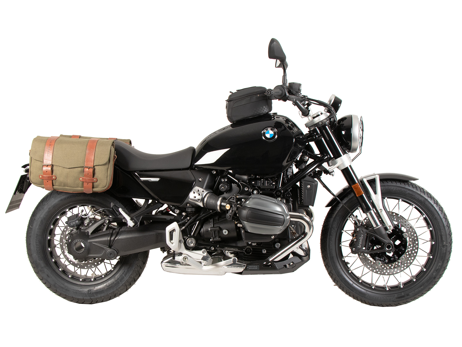 Support latéral C-Bow noir pour BMW R 12 (24-) Hepco & Becker