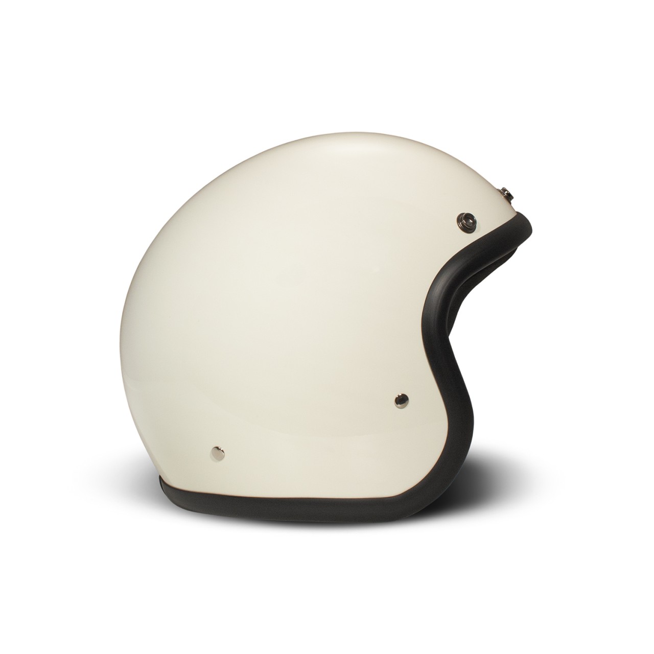 DMD casque jet rétro, champagne, brillant, cream, fibre de verre, ECE 22.06