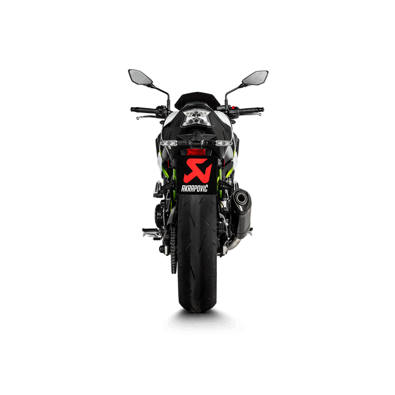 Akrapovic Slip-On Line (carbone) pot d'échappement pour Kawasaki Z900 A2 année modèle 2018-2021