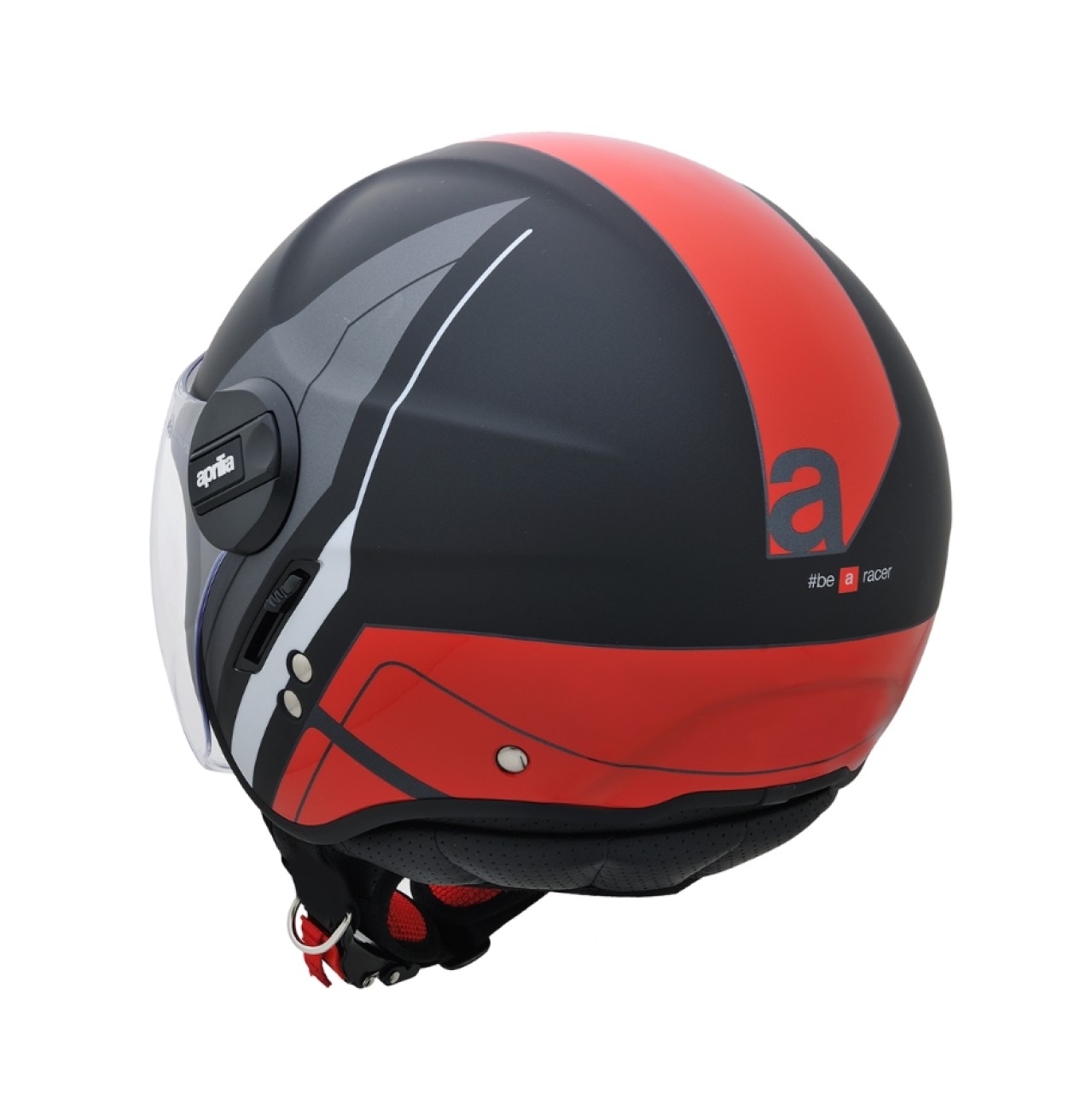 Aprilia casque jet A-Jet noir mat
