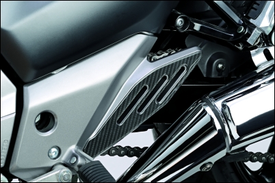 Protection de talon, optique carbone pour Suzuki GW250 Inazuma BJ. 2013-2015
