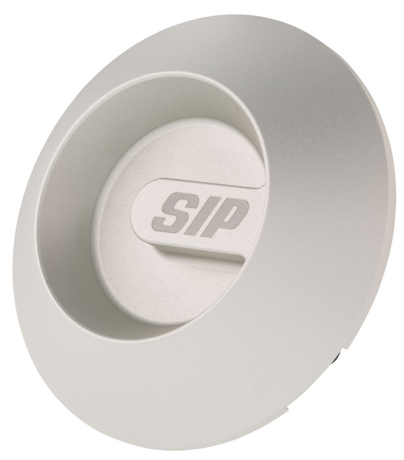 Cache couvercle vario pour Vespa, argent mat