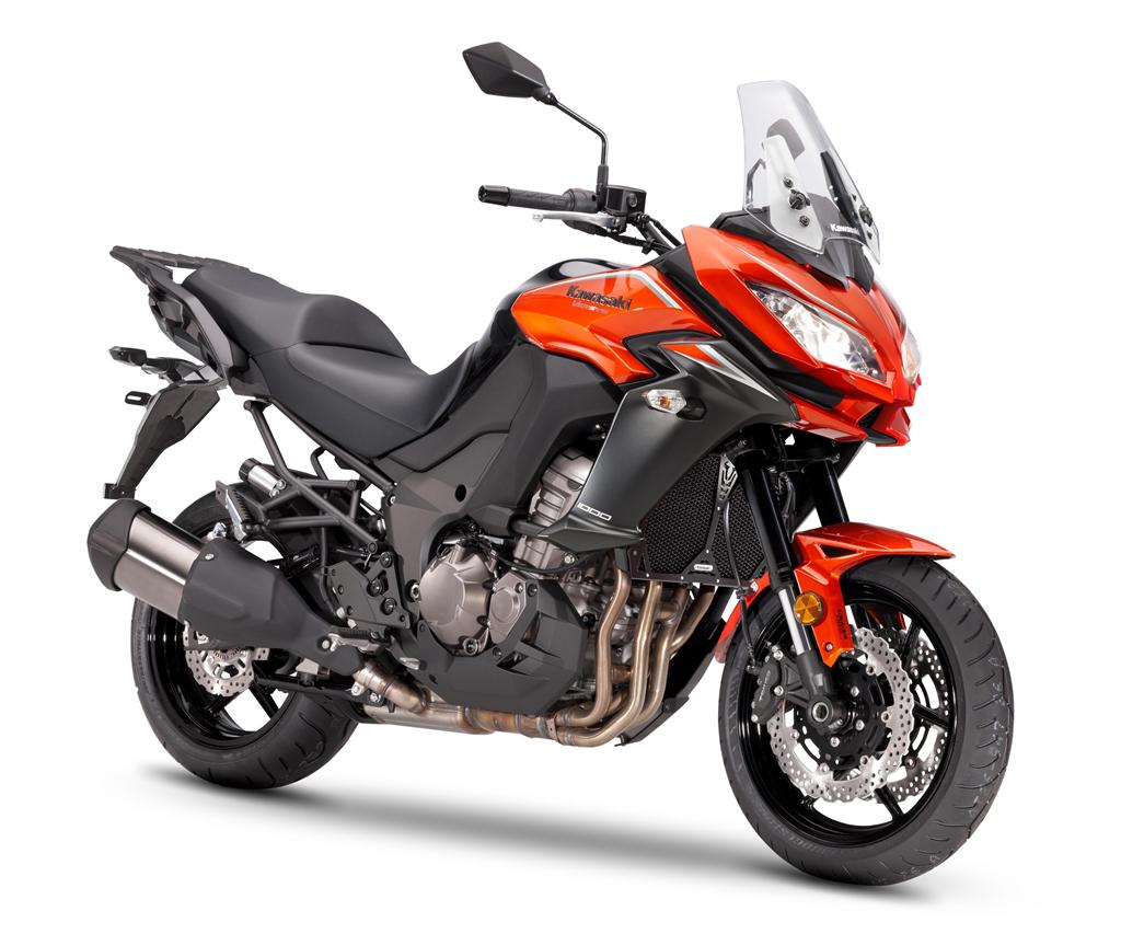 Carénage de radiateur Black Mesh Versys1000 2017 Original Kawasaki