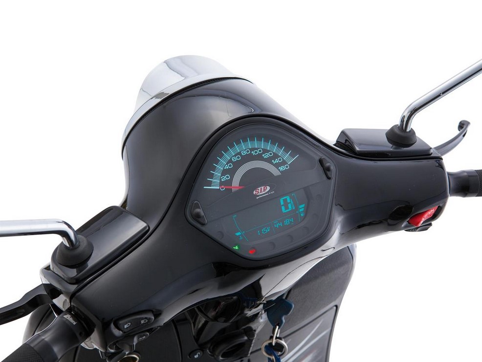 Compte-tours/tachymètre pour Vespa GT/GT L 125/200ccm/ GTS 125ccm, noir