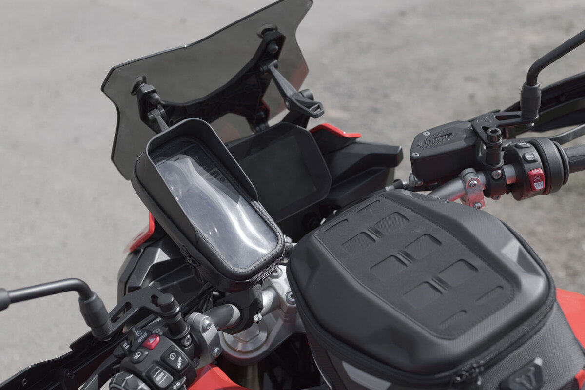 Kit de support de navi T-Lock avec Phone Case pour Aprilia RSV 4 1000 RR /RF- SW Motech