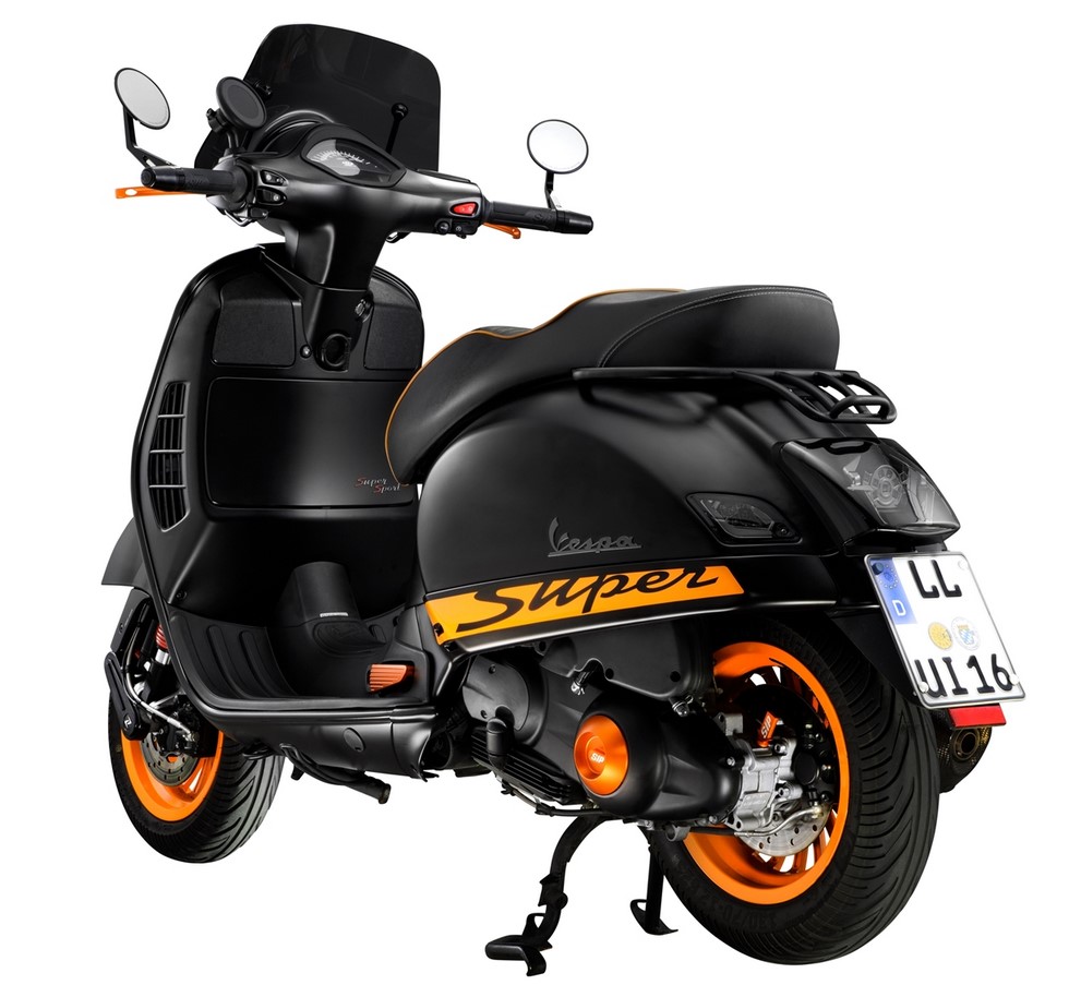 Couvercle de vario pour Vespa, orange mat