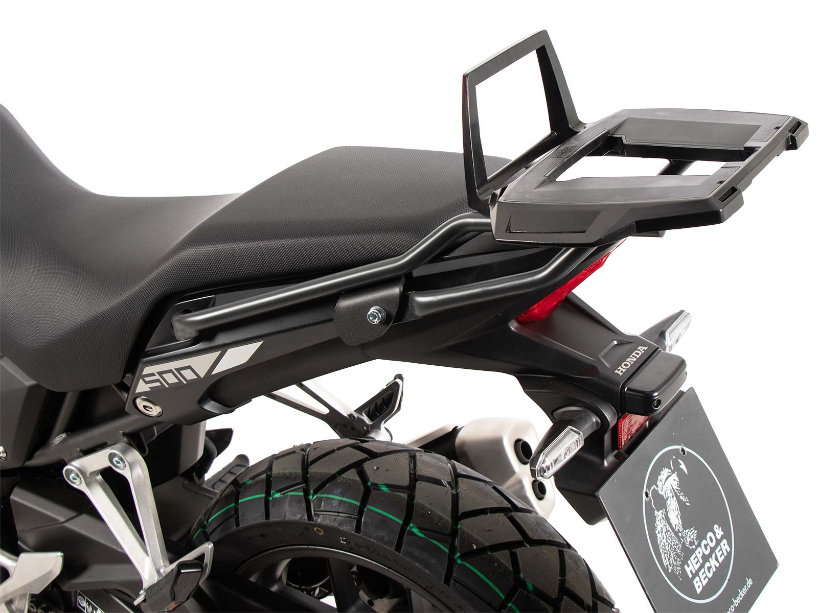 Support de top case Alurack anthracite pour Honda NX 500 (24-) Hepco & Becker