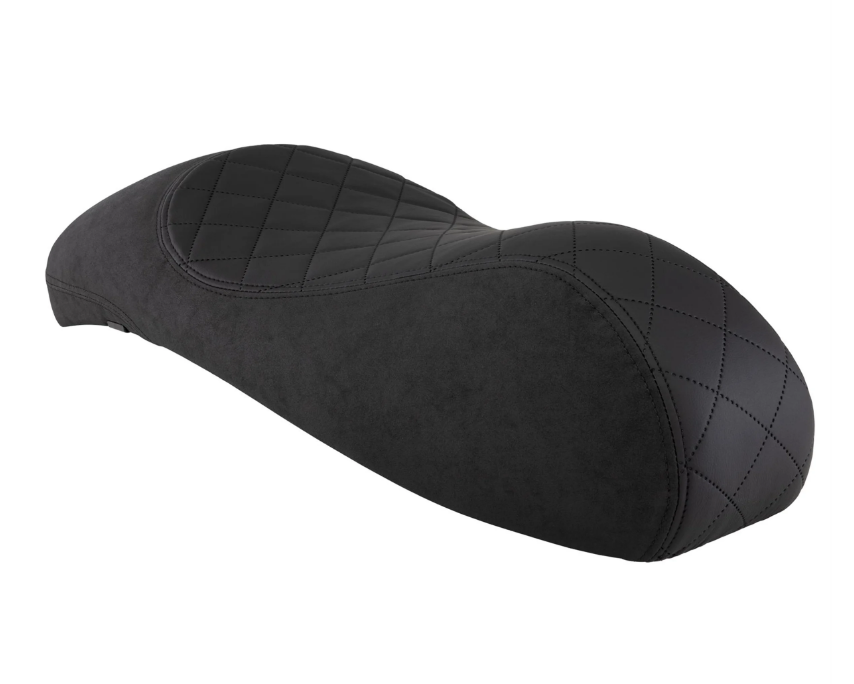 Selle sport "Black Editiont" pour Vespa GTS/GTS Super/GTV 125-300ccm (14-), noire surpiquée