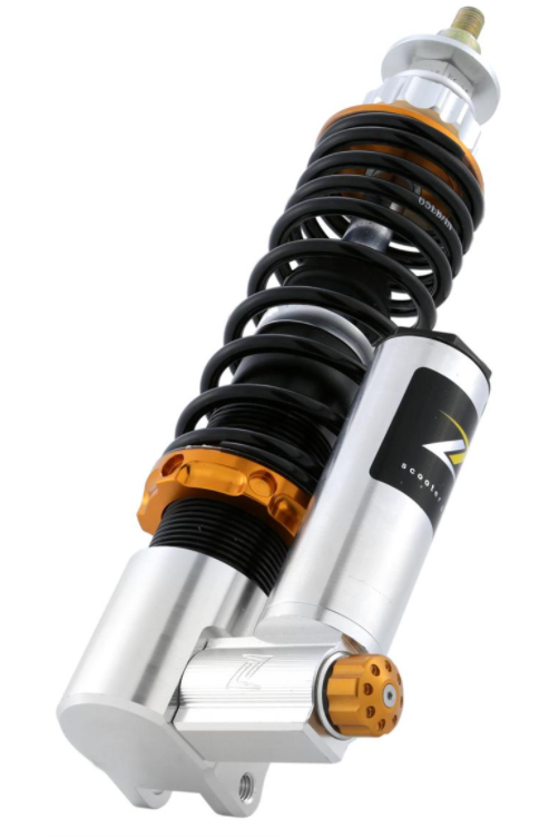 Amortisseur avant pour Vespa GTS/GTS Super/GTV/GT 60/GT/GT L, argent/orange