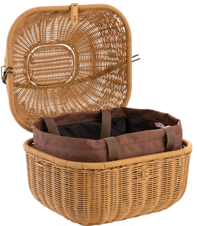 Panier à bagages Classic pour Vespa, marron