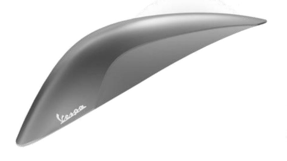 Décoration Vespa garde-boue GTS by Rizoma