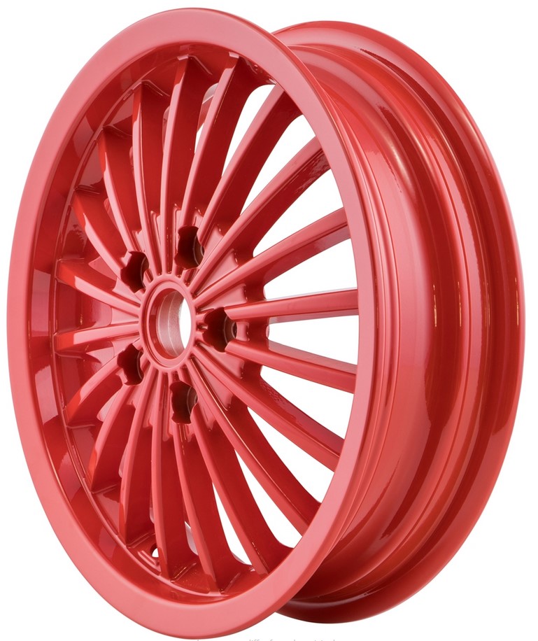 Jante avant/arrière pour Vespa GTS/GTS Super/GTV/GT 60/GT/GT L 125-300ccm, rouge