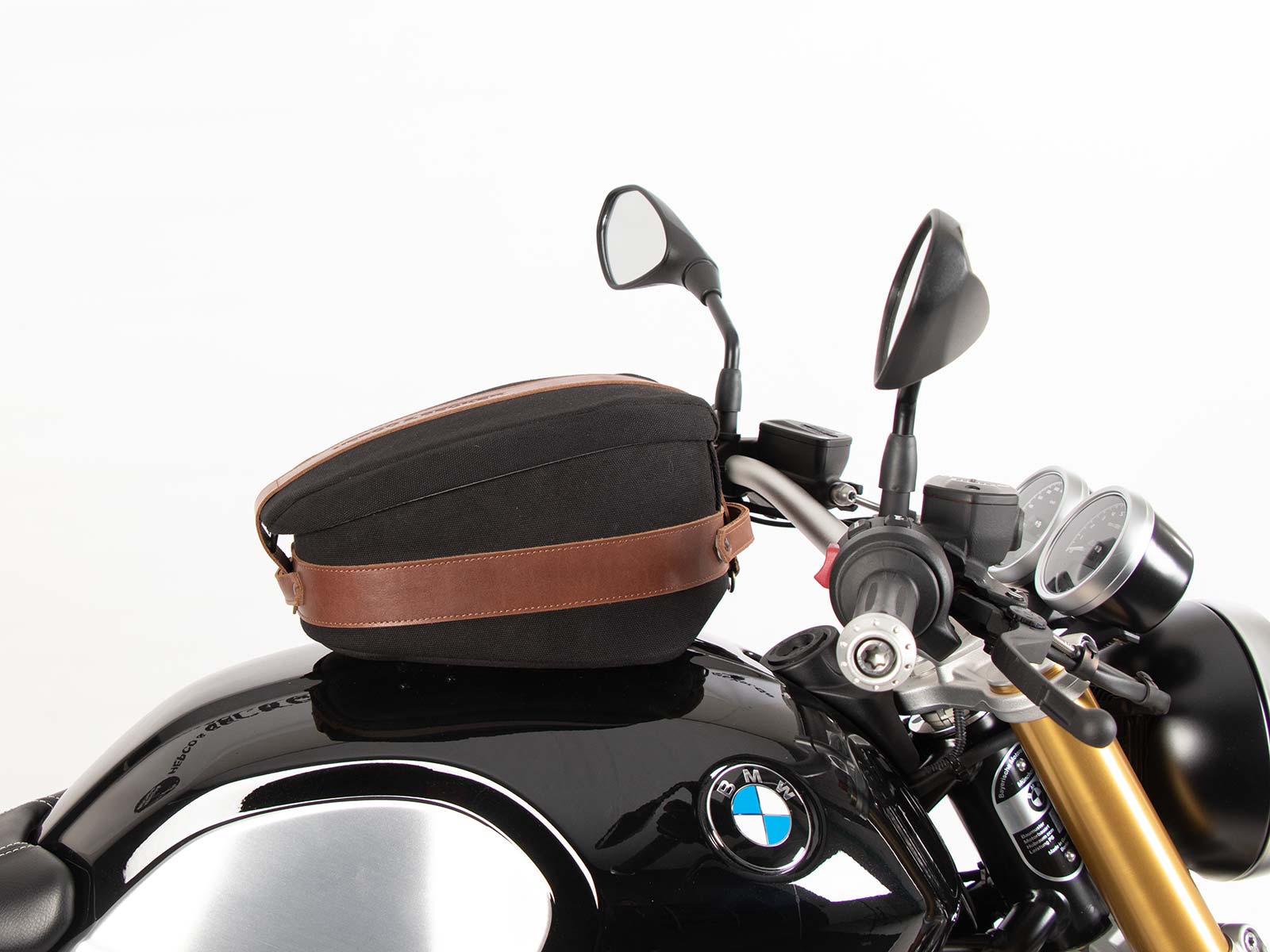 Anneau de réservoir Basic avec unité de fermeture de la sacoche de réservoir pour BMW R nineT Racer (17-20) Hepco & Becker
