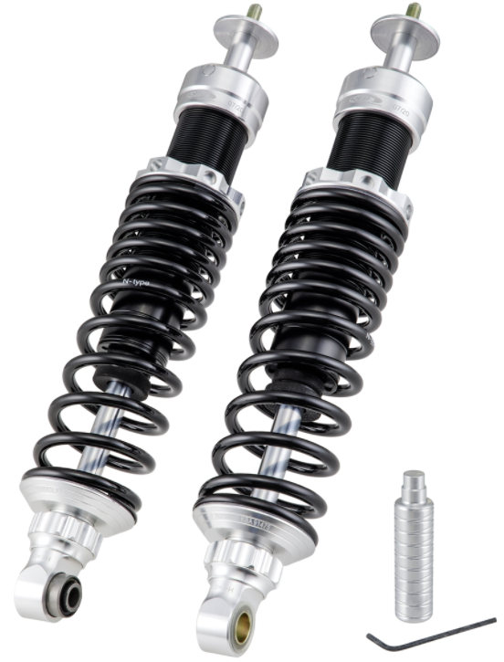 Amortisseur arrière pour Vespa GTS/GTS Super/GTV/GT 60/GT/GT L 125-300ccm, argenté