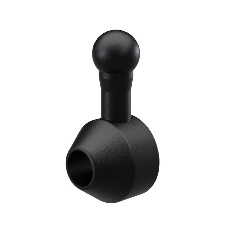 HIGHSIDER pro Adaptateur de clignotant Noir Pour Harley Davidson, avant (paire)